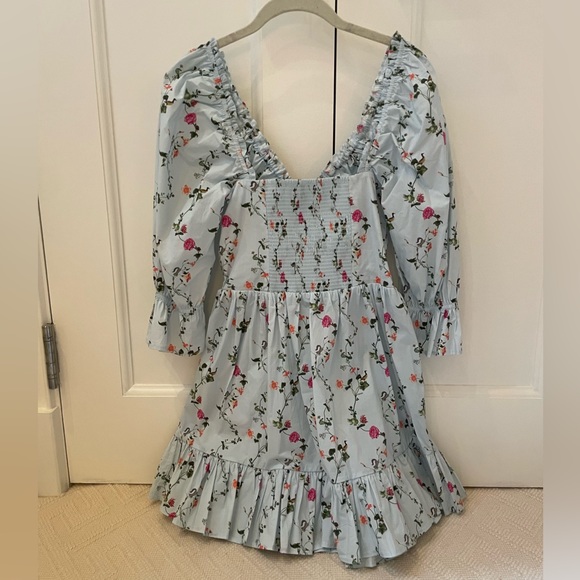 Hill House Home Samantha Nap Dress in Pond Floral Size XS - Picture 3 of 4